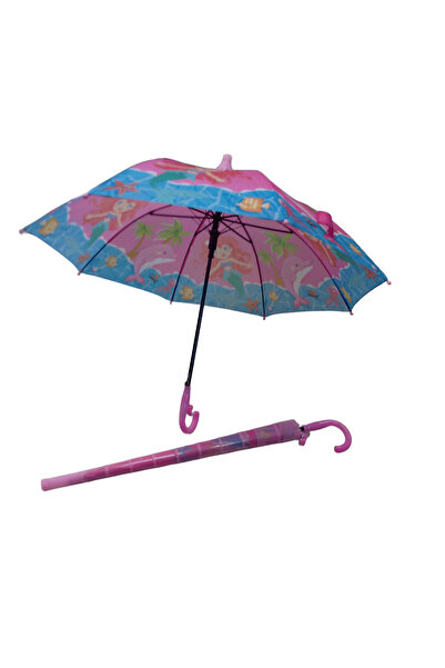 BLUEST SHOP Katlanır Kılıflı Bardaklı Düdüklü Çocuk Şemsiyesi Yağmur Kış Sonb...