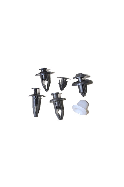 ASTA Clip set, plastic car clips, compatible with Nissan, 408 pieces,