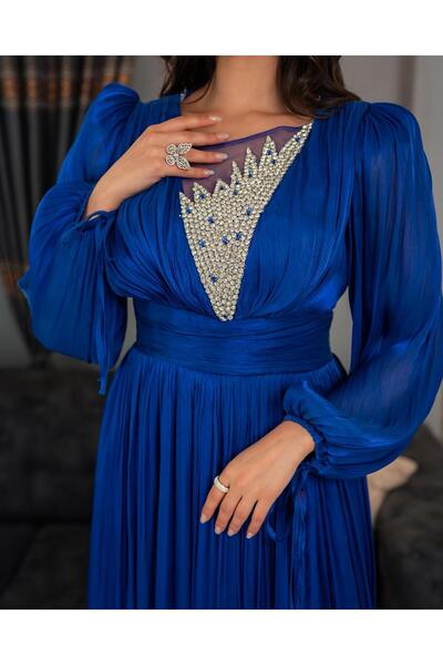 CAREZZA Elbereth – Star Stone Transparent Detailed Evening Dress