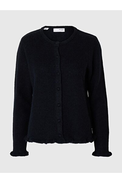 SELECTED Strickjacke Wollmix