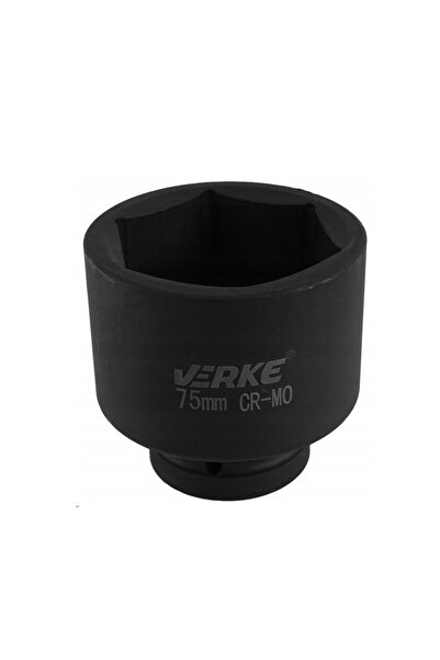 VERKE Hexagonal impact socket wrench, 75 mm,