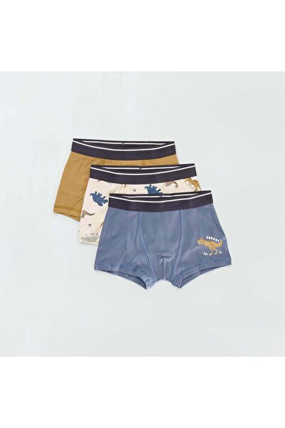 KİABİ Pack of 3 pairs of boxer shorts GREY