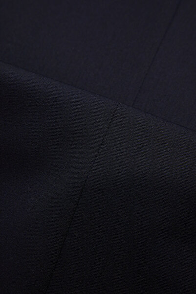 W Collection Dark Blue Buttoned Jacket