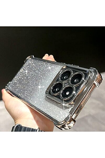 Generic Glitter Case for Xiaomi 15T Pro ，Plating Edge，Ultra Slim，Gradient Shockproof Xiaomi 15T Pro 5G Cover