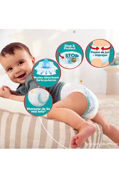 Pampers Scutece-Chilotel Active Baby Pants Mega Box Mărimea 6, 13kg-19kg, 84 bucăți