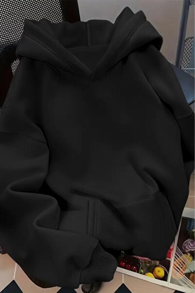 Oksit Pati Sırt Printed Unisex Sweatshirt with Cotton Inside