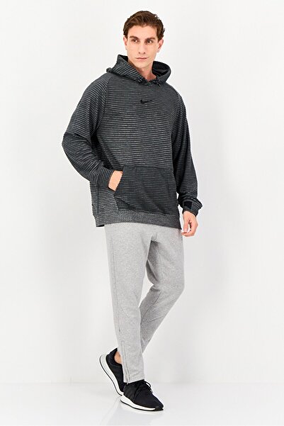 Nike Men Sportswear Fit Long Sleeve Outdoor Hooded Sweatshirt, Grey