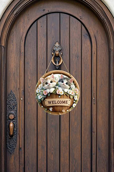 YALOVA SHOP Uv Printing Modern Design Stylish Door Ornament Welcome Door Ornament