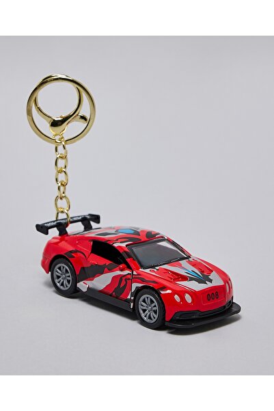 R&B Red Unisex Red Unisex Car Keychain