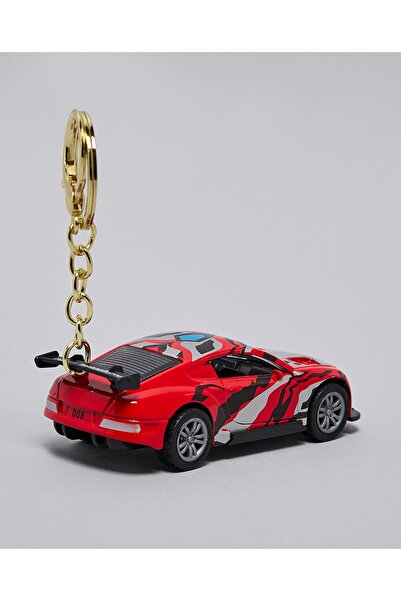 R&B Red Unisex Red Unisex Car Keychain