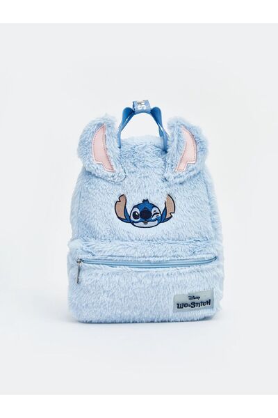 LC Waikiki Lcw Accessories Lilo and Stitch Printed Girls' Plush Backpack