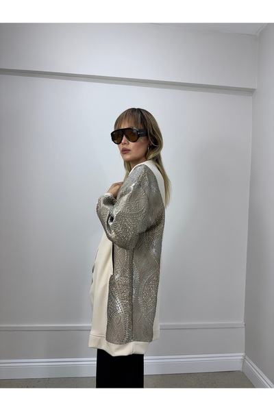 dilber fashion Opened Paneled Cardigans