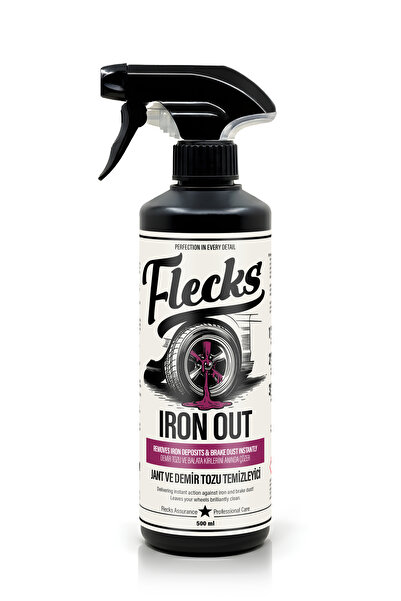 Flecks Demir Tozu Jant Temizleyici Sprey - Profesyonel Formül 500 ml
