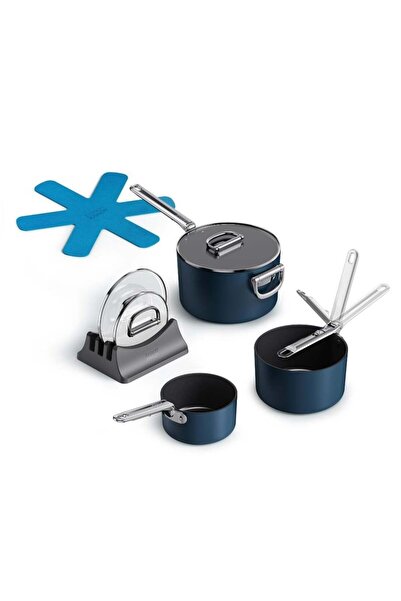 Joseph Joseph Space 9 Piece Sauce Pot Set with Lid (45049)