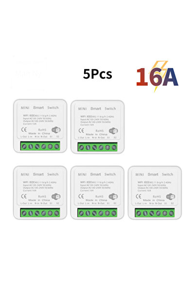 Choice1 5 قطع من مفاتيح الإضاءة الذكية MANHOT بتقنية الواي فاي بقدرة 16 أمبير...