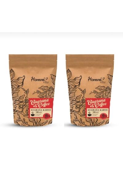 Genel Markalar HOMM Bitkisel GUARANA KAHVE 30 ADET 60GR (2 Paket )