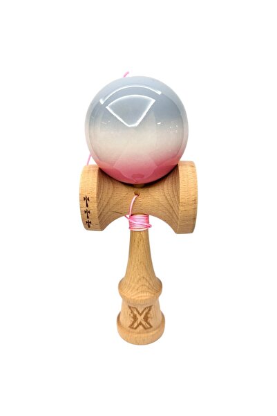 LEIBOO Kendama, SUPER STYKY, Big Cups V2, Cupe Mari, Cupe Mari, Roz-Alb-Gri