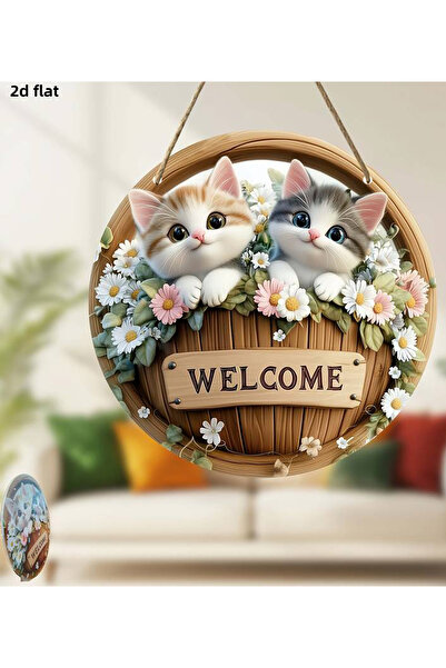 YALOVA SHOP Uv Printing Modern Design Stylish Door Ornament Welcome Door Ornament