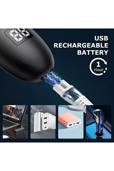 Generic Waterproof Electric Body Hair Trimmer for Men with Ceramic Blades