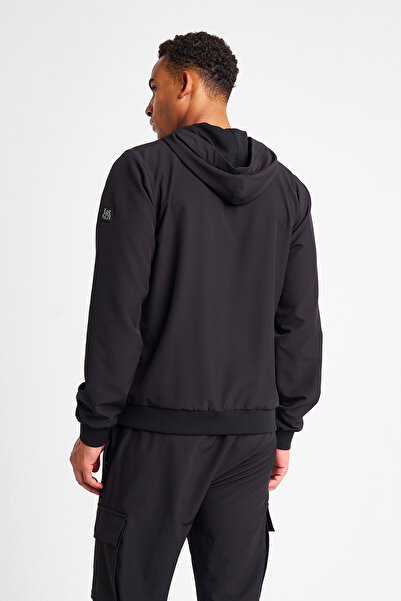 Lescon Men's Zippered Hooded Sweatshirt 25N-1102