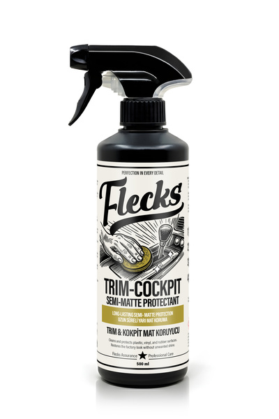 Flecks İç Trim & Kokpit Yarı Mat Koruyucu - Uzun Ömürlü 500 ml
