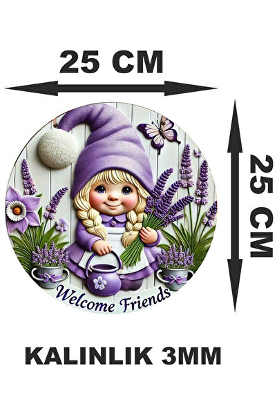 YALOVA SHOP Uv Printing Modern Design Stylish Door Ornament Welcome Door Ornament