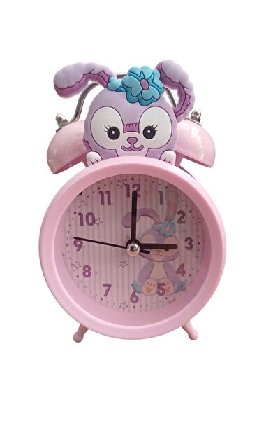 Belkis çoçuk odası masa çalar saati 9x13 pembe