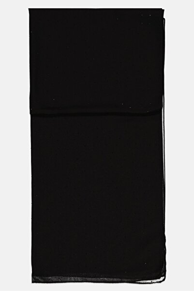 Bebe Women Textured Scarves 184 x 49 cm, Black