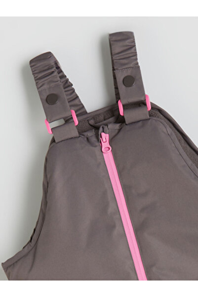 LC Waikiki Gray Girl's Ski Jumpsuit