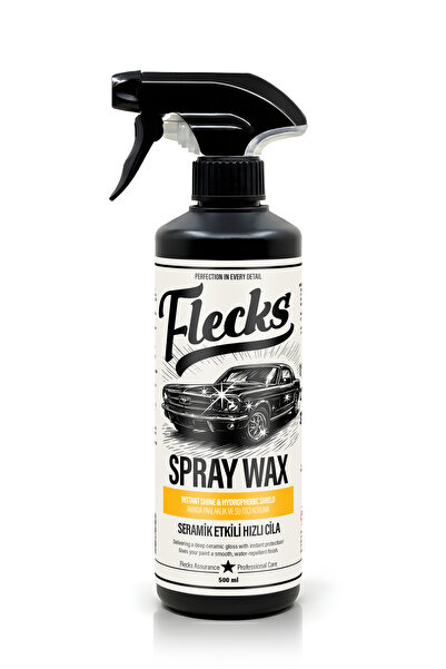 Flecks Seramik Etkili Hızlı Cila Yüksek Parlaklık Kolay Uygulama 500 ml