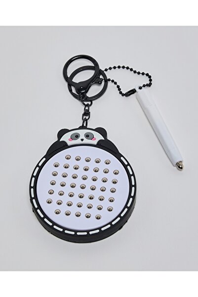 R&B Black Unisex Black Unisex Puzzle Keychain