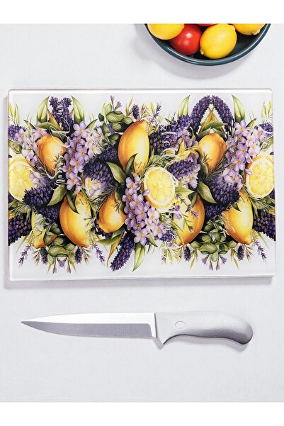 Online Home Market Tempered Glass Vegetable & Fruit Chopping Cutting Board + ...