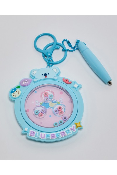 R&B Blue Unisex Blue Unisex Puzzle Keychain