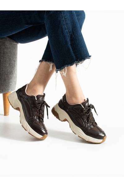 ALEMDAR AYAKKABI Pablo Brown Women's Sneakers