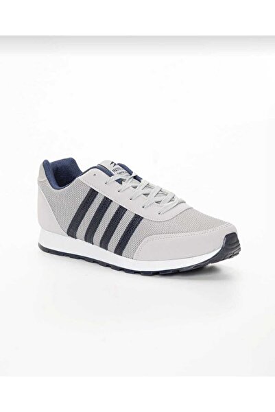 WEBORN Men's Ice Navy Blue Striped Casual Comfortable Soft Sole Comfortable Sneaker Sports Shoes