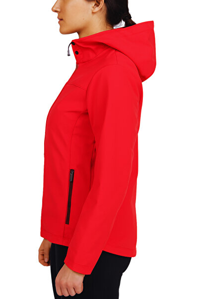 Crozwise Women's Fleece Lined Water & Windproof Softshell Winter Coat Jacket 5037-B 07
