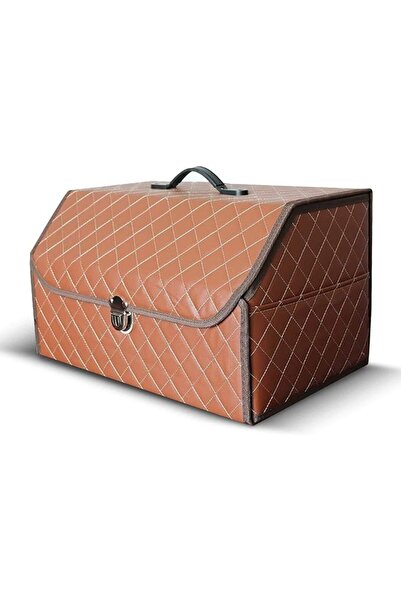 Genaric Car Detachable Grocery Box (50 x 33 x 30cm, Orange)