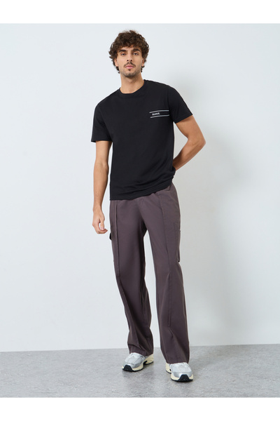 Styli Minimal Slogan Print Regular Fit T-Shirt