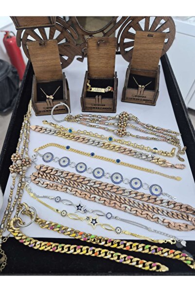 Flamingo Dorica Toplu Renkli Fantezi 925 Ayar Gümüş Bileklik - Uvps200061