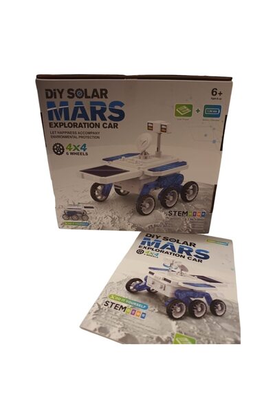 OEM Jucărie educativă de construcție cu energie solară și baterii, 6 roți, 21x14x12 cm, 6+ ani