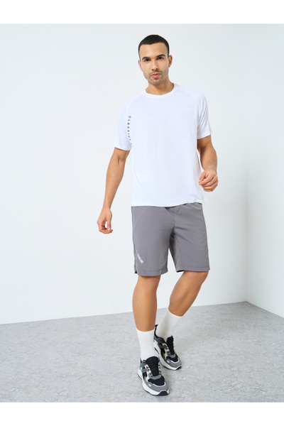 Styli Regular Fit Side Placement Print Detailing Athleisure T-Shirt