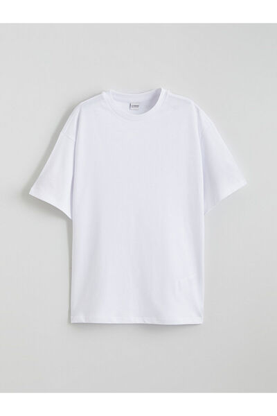 LC Waikiki Özmarka Νέα Σεζόν Βασικό Κοριτσίστικο Μπλουζάκι με Λαιμόκοψη Ποδηλ...