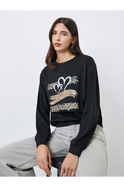 Take Two By Styli Black Long Sleeve Regular Fit T-Shirt