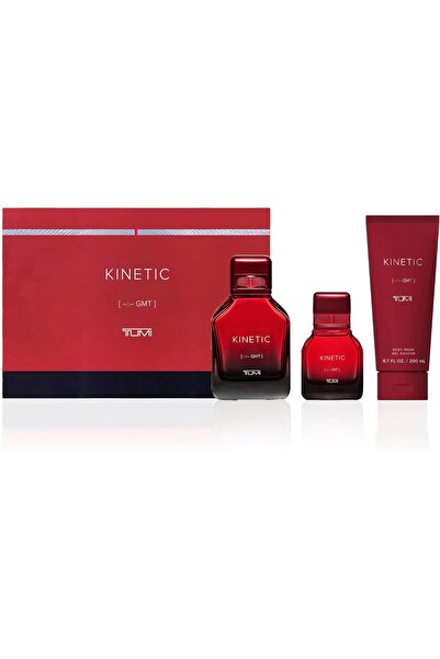 TUMI مجموعة KINETIC - عطر سبايسي للرجال وغسول للجسم (3.4 أونصة و1.0 أونصة ماء...