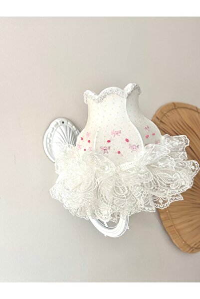 luluavizem sinem semiz Luluavizem Patented Hand-Embroidered Ribbon Ecru Baby Child Teen Applique Accessory