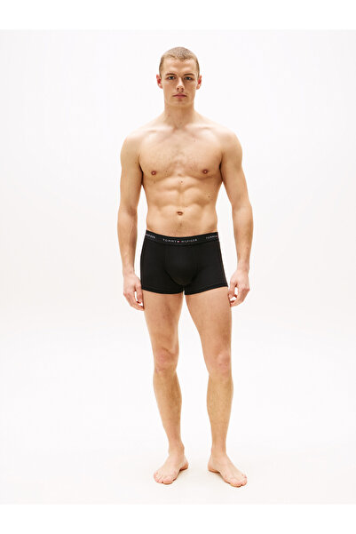Tommy Hilfiger Men Black Waistband Trunks Pack of 3