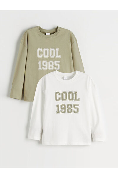 LC Waikiki Vizyon New Season guler rotund cu imprimeu Tricou pentru băieți, p...