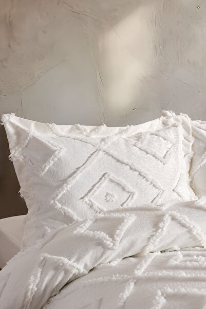 Doqu Home Bohera Single Bedspread Ecru