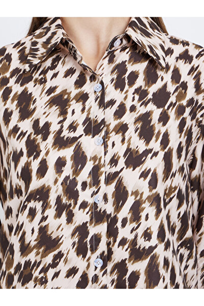 Styli Women Animal Print Long Sleeve Shirt