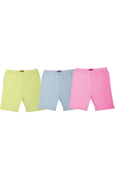 CARINA 3-piece set of girls' cotton shorts - UW 312